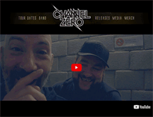 Tablet Screenshot of channel-zero.be
